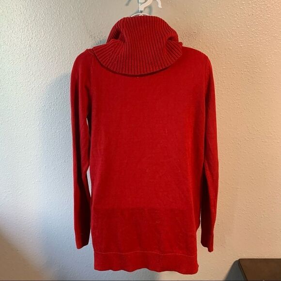 Michael Kors Turtleneck Sweater Red - Picture 6 of 7